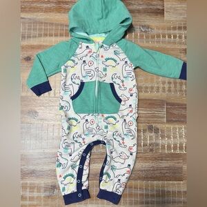 Cat & Jack Dinosaur Baby Romper Jumpsuit